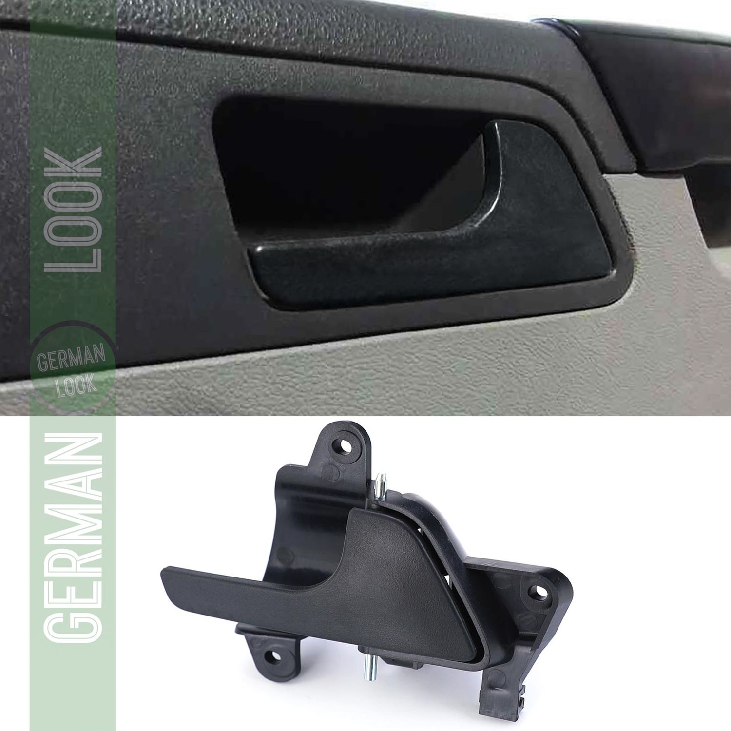 Poignée de porte ouvre-porte intérieur noir porte passager droite pour VW Bus T5 03-15