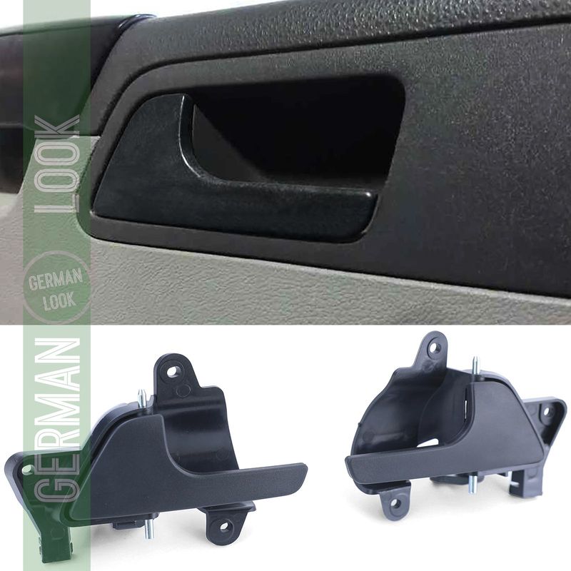 Poignées de porte ouvre-porte intérieur noir paire gauche droite pour VW Bus T5 03-15