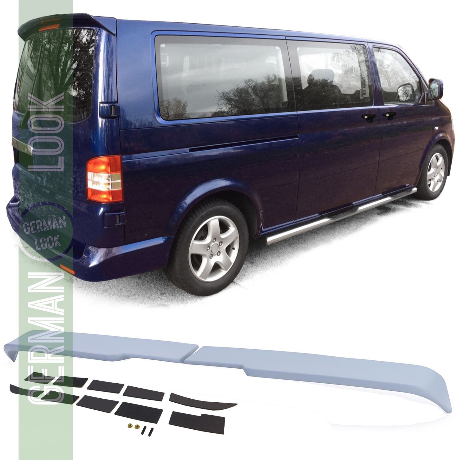 Becquet de toit sport aileron arrière sur mesure pour VW Bus T5 T5.2 avec portes arrière 2003-2015