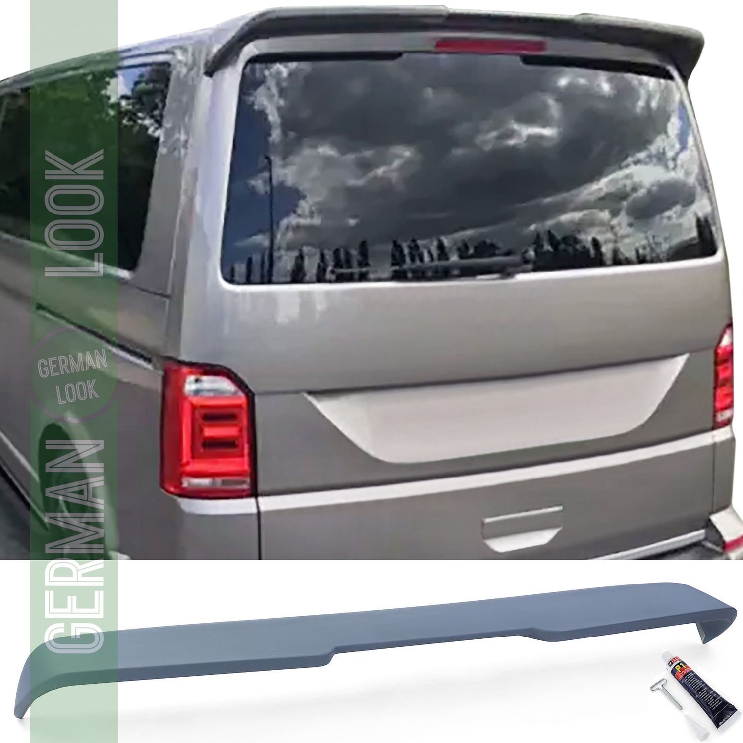 Spoiler de toit sport édition spoiler arrière pour VW Bus T6 T6.1 avec hayon à partir de 2015