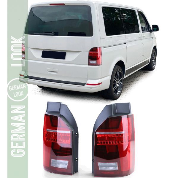 Feux arrière Facelift rouge clair pour bus VW T6 avec hayon 2015-2019