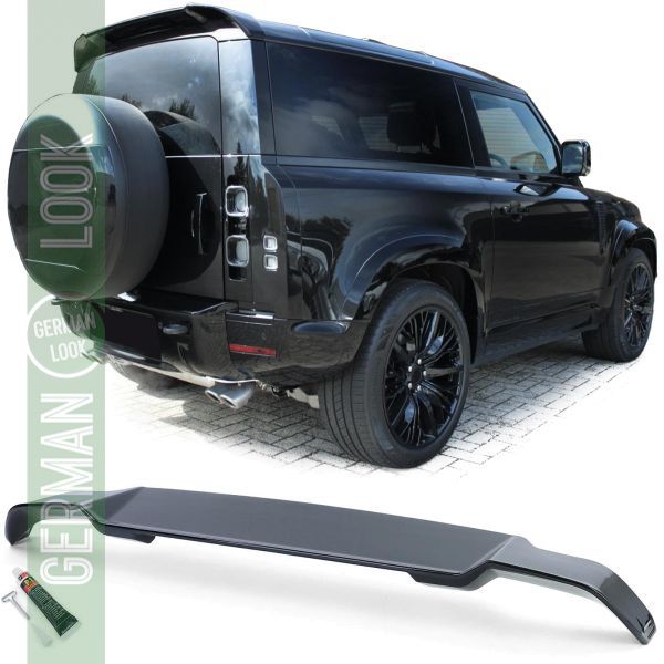 Becquet de toit arrière noir brillant pour Land Rover Defender L663 90 110