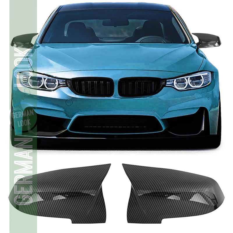 Coques de rétroviseurs de rechange aspect carbone pour BMW Série 4 F32 F33 F36 à partir de 2013.