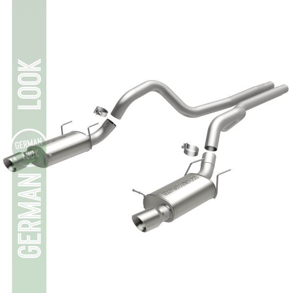 Système d'échappement arrière Cat MagnaFlow Street Series pour Ford Mustang V8 5.0 11-14