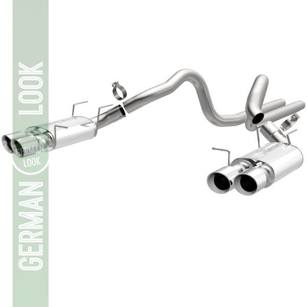 Système d'échappement arrière Cat MagnaFlow Street Series pour Ford Mustang GT 500 5.8L13-14