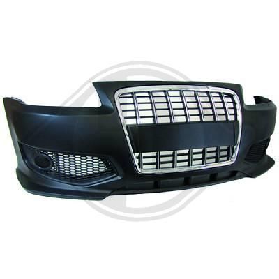 Pare-choc avant pour AUDI A3 8L de 1996 a 2003 - Calandre Chrome look S-Line
