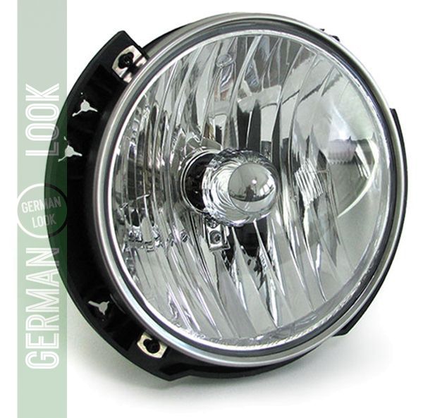 Phare H13 en verre transparent droit pour Jeep Wrangler JK 07-11