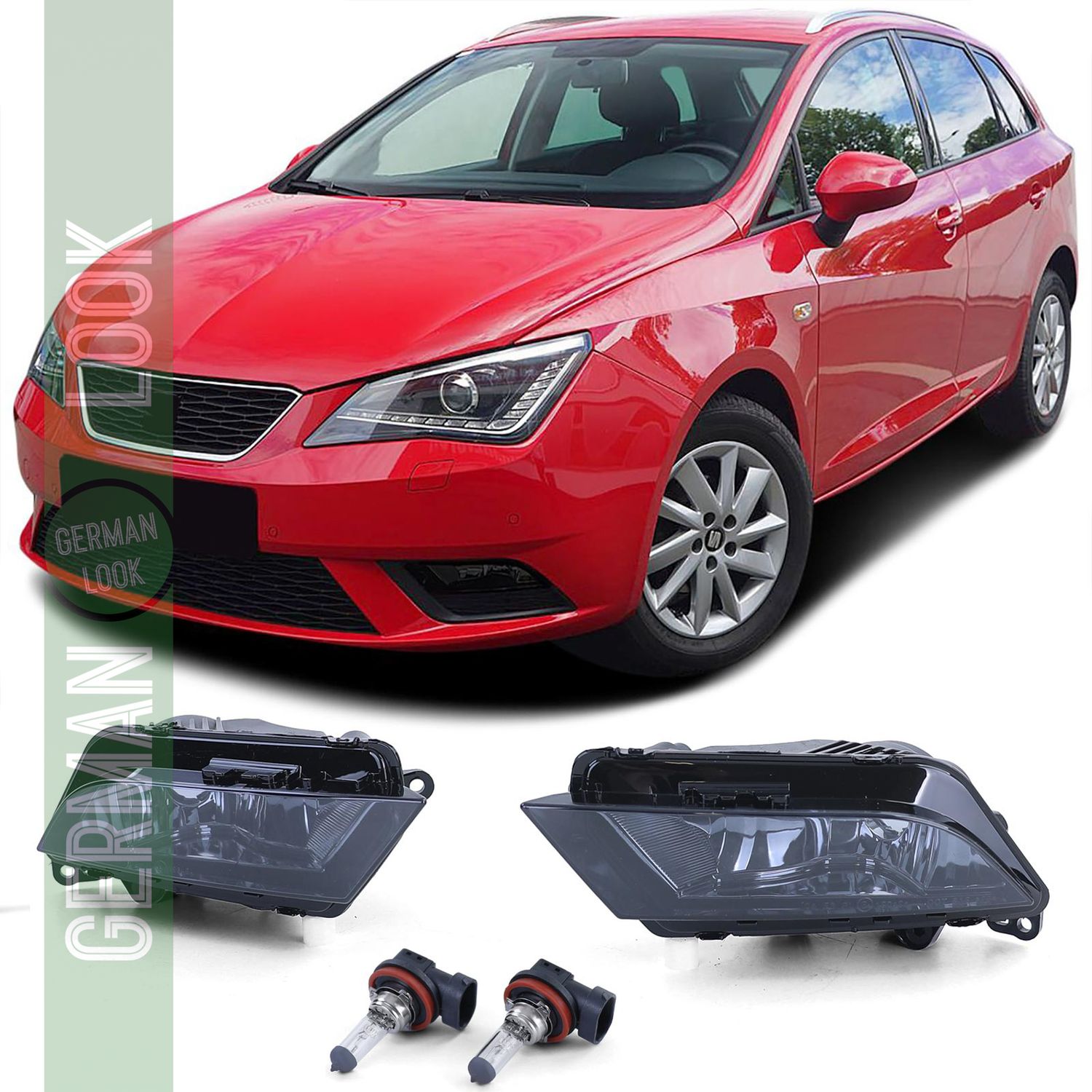 Antibrouillards fumée noire pour Seat Ibiza 6J 6P Leon 5F Toledo 2012-2020