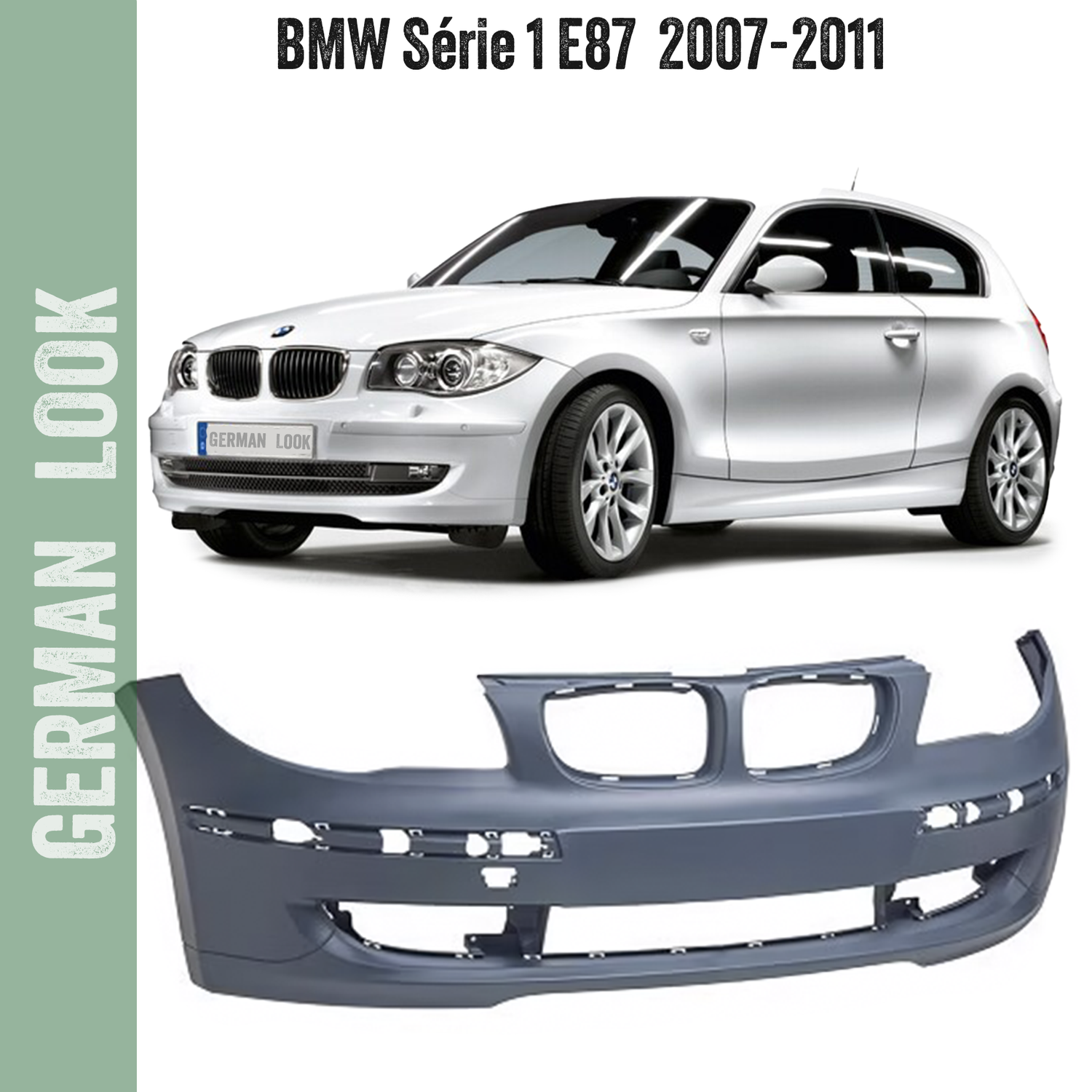 PARE-CHOCS BMW E81-E82-E87-E88 DE 2007 À 2011 = 51117209154