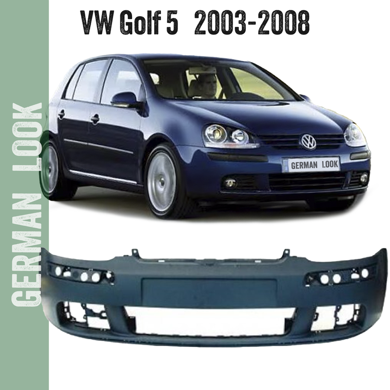 Pare-chocs avant pour Volkswagen Golf 5 de 2003-2008