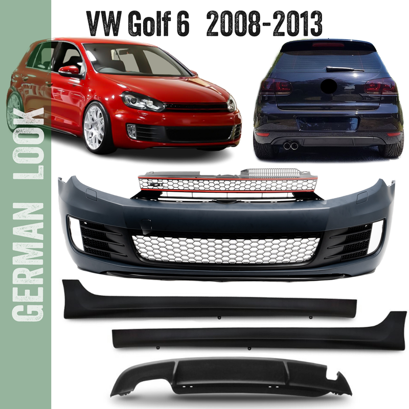 Kit de carrosserie complet pour Volkswagen Golf 6 Look GTI Kit de carrosserie complet pour Volkswagen Golf 6 Look GTI