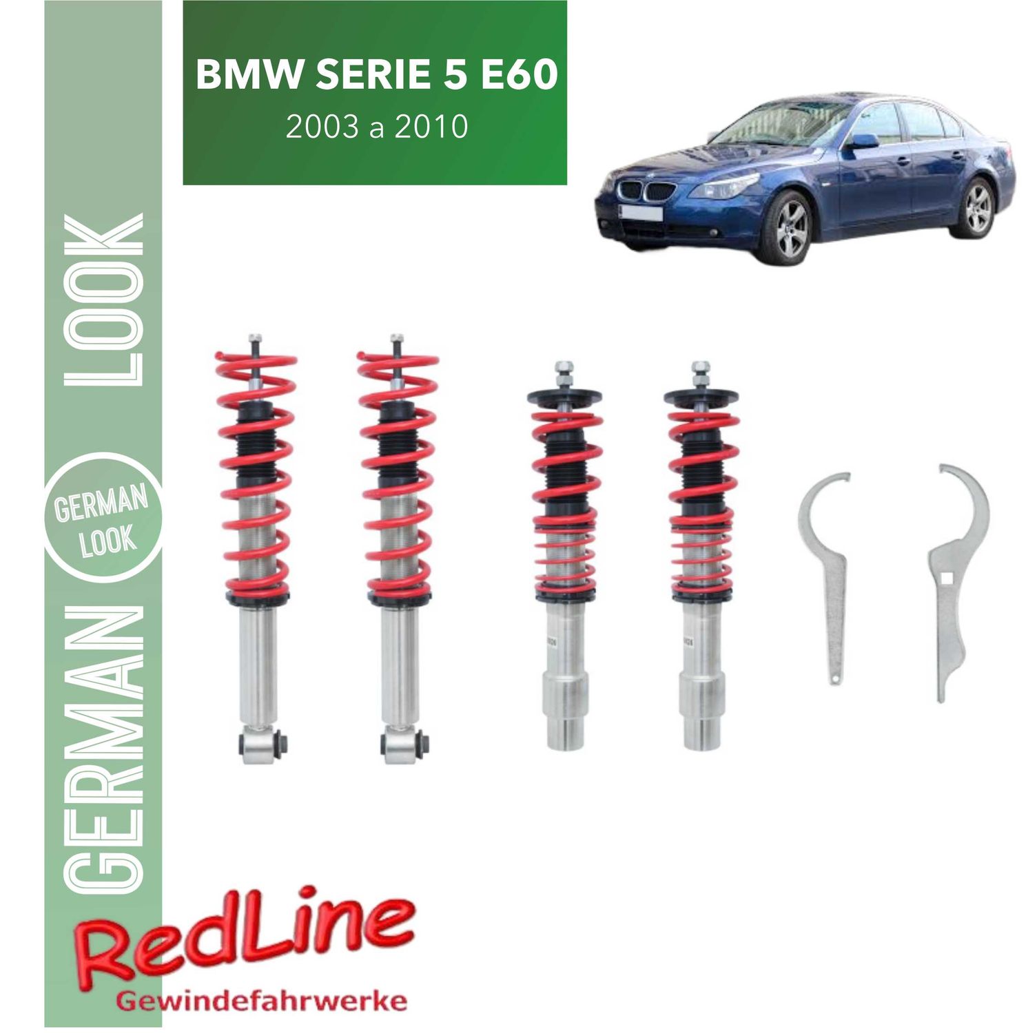 Kit combine filete Redline BMW Serie 5 E60 de 2003 a 2010