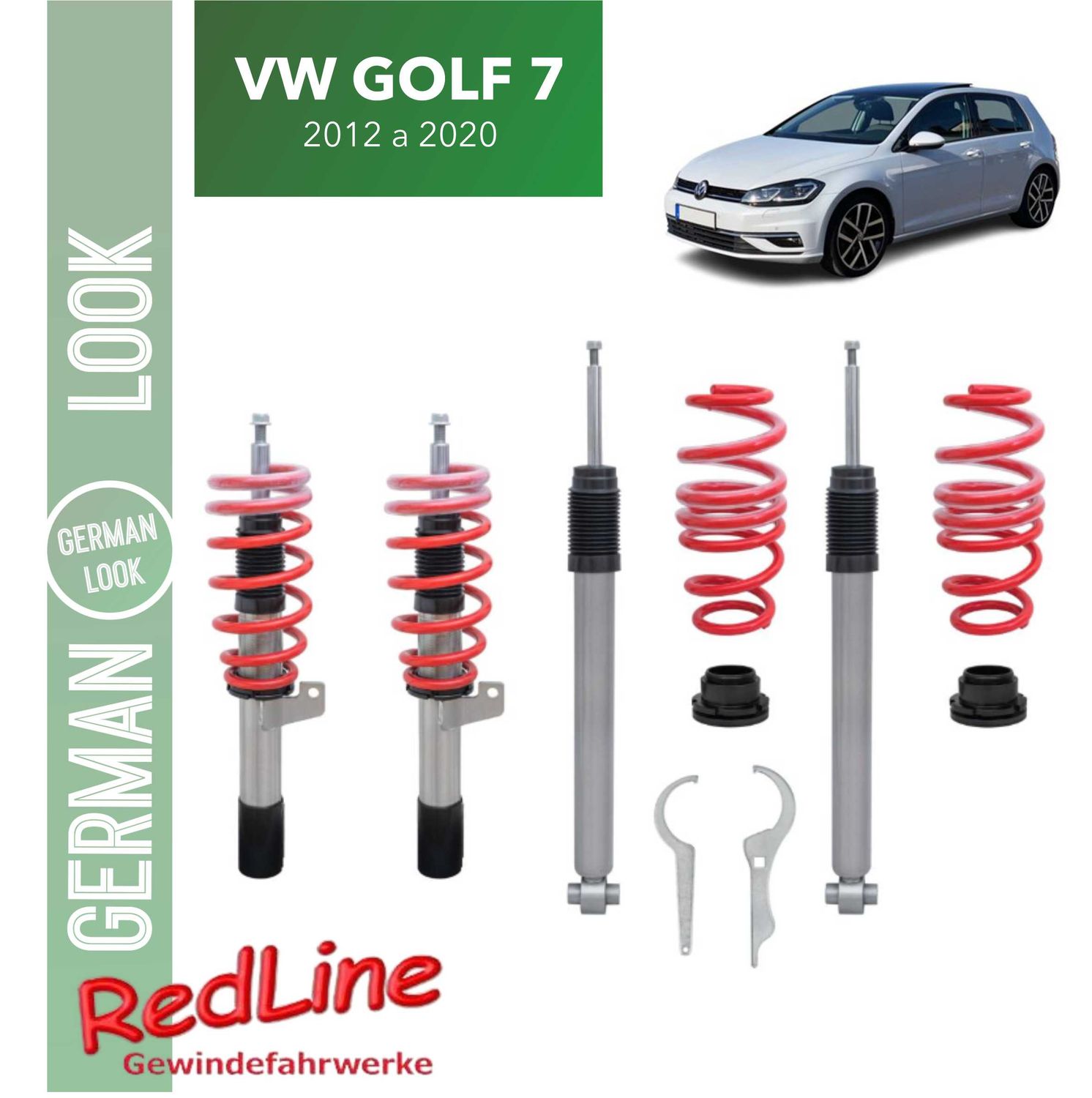 KIT COMBINE FILETE REDLINE VW GOLF 7 de 2012 a 2020
