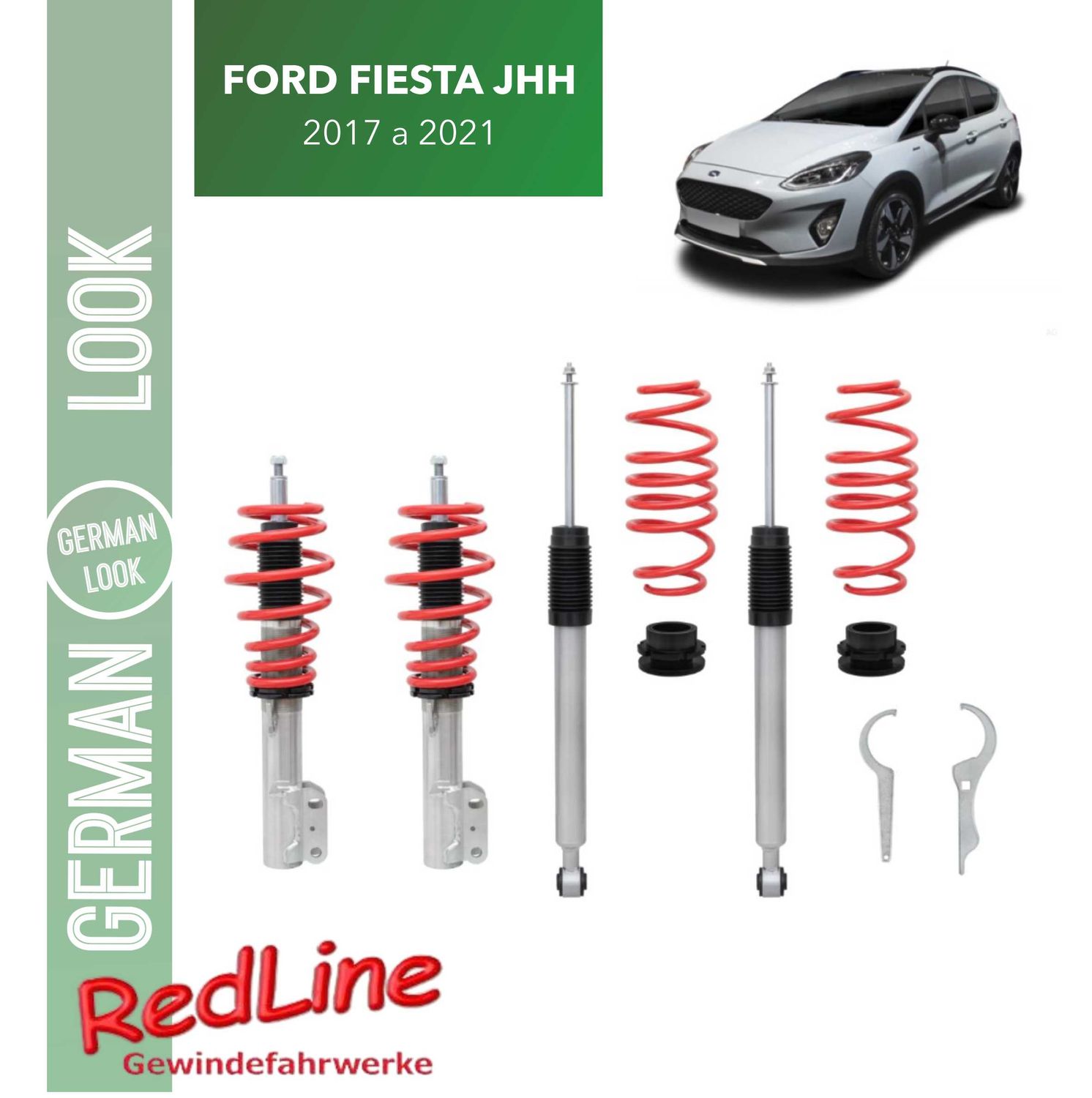 Kit Suspension Combine Filete Redline Ford Fiesta JHH de 2017 a 2021