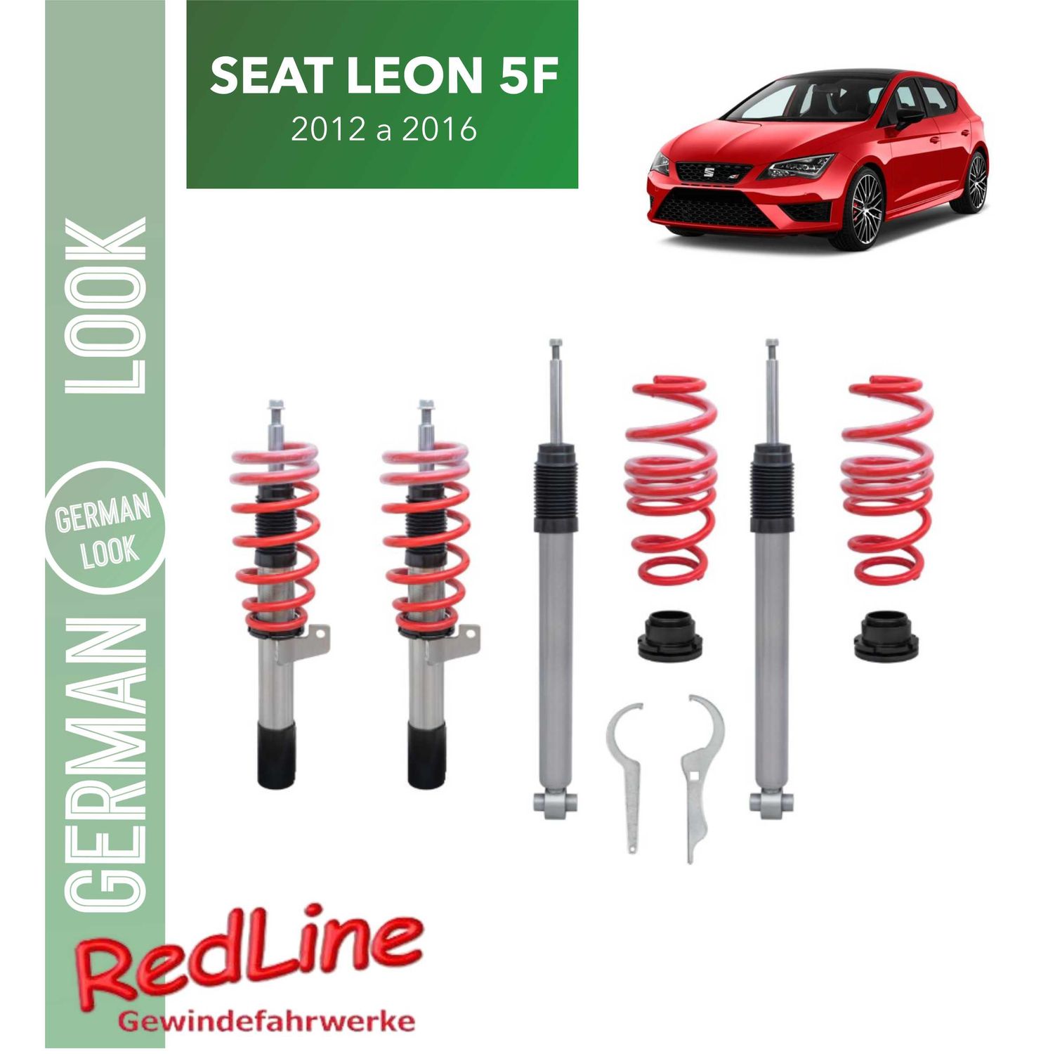 Kit Suspension Combine Filete Redline Seat Leon 5F 2012 a 2016 - Multibras