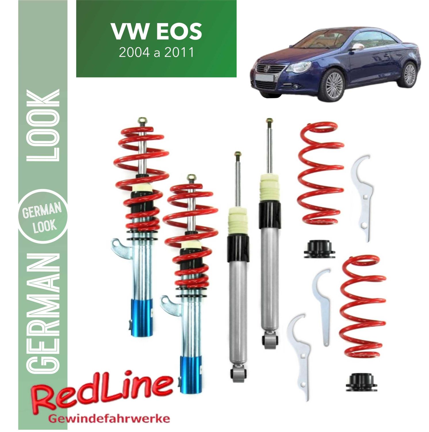 Kit Suspension Combine Filete Redline VW Eos de 2004 a 2011