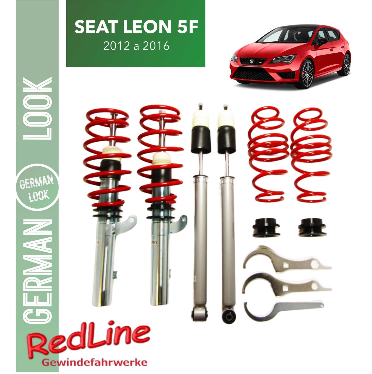 Kit Suspension Combine Filete Redline Seat Leon 5F 2012 a 2020 - Torsion