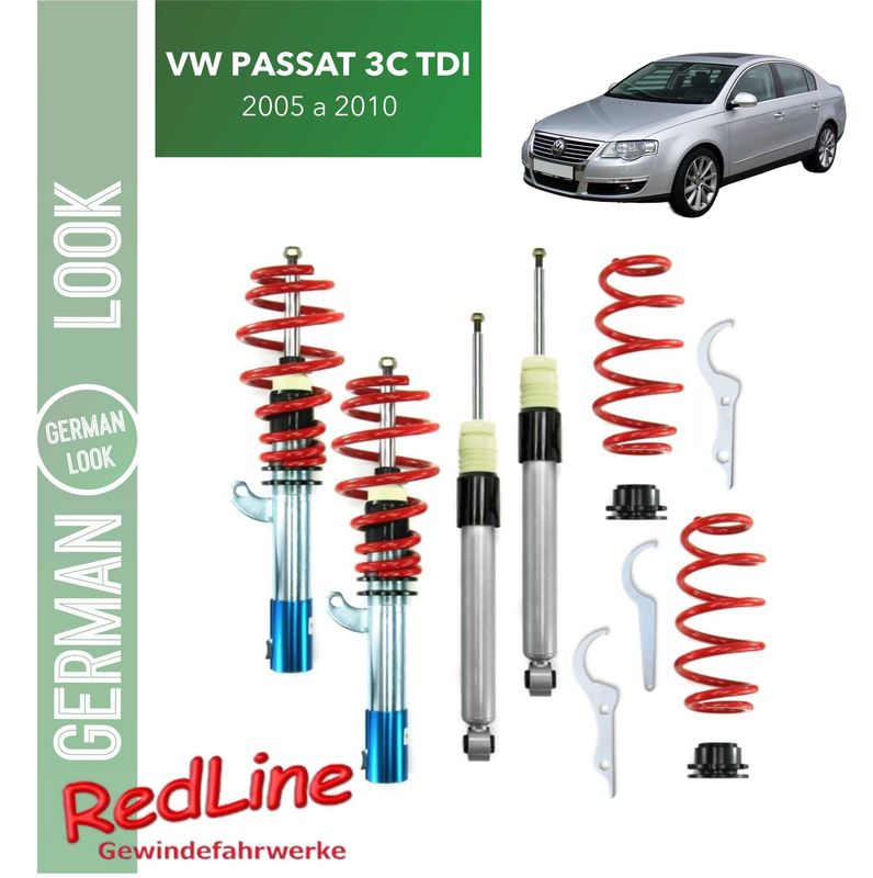 Kit Suspension Combine Filete Redline VW Passat 3C TDI 2005 a 2010