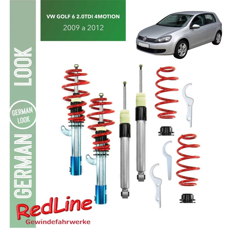 Kit Suspension Combine Filete Redline VW Golf 6 2.0TDI 4Motion