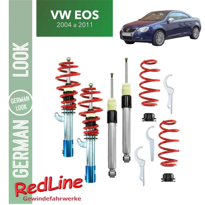 Kit Suspension Combine Filete Redline VW Eos de 2004 a 2011