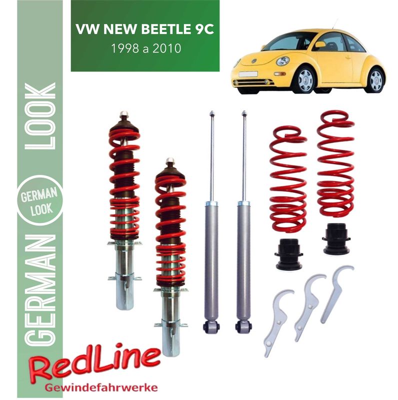 Kit Suspension Combine Filete Redline VW New Beetle 9C de 1998 a 2010
