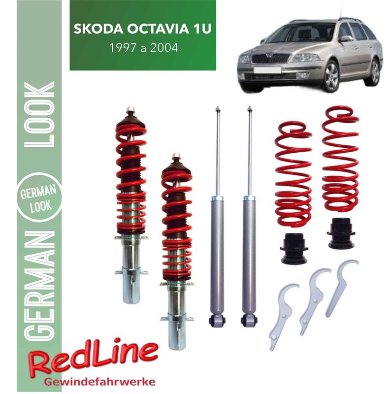 Kit Suspension Combine Filete Redline Skoda Octavia 1U de 1997 a 2004