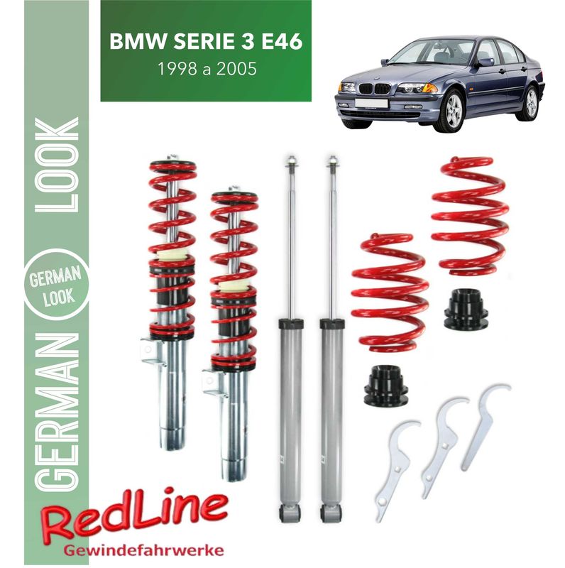 Kit Suspension Combine Filete Redline BMW Serie 3 E46 de 1998 a 2005