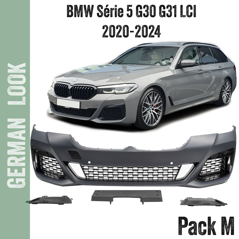 Pare chocs avant Pack M M-Teck pour BMW Série 5 G30 G31 LCI 2020-2024