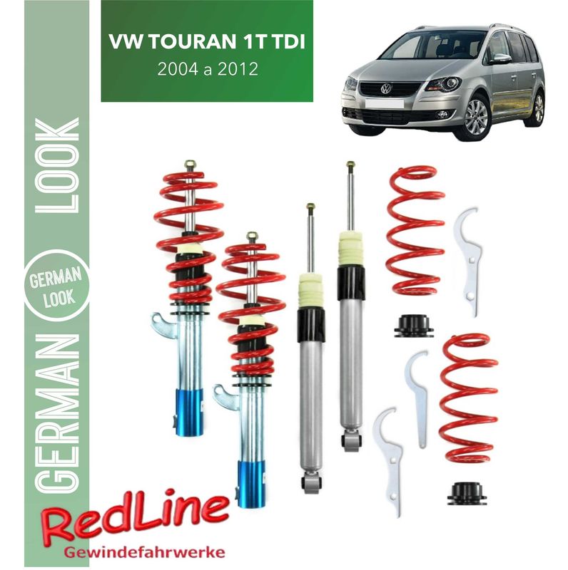 Kit Suspension Combine Filete Redline VW Touran 1T TDI 2004 a 2012