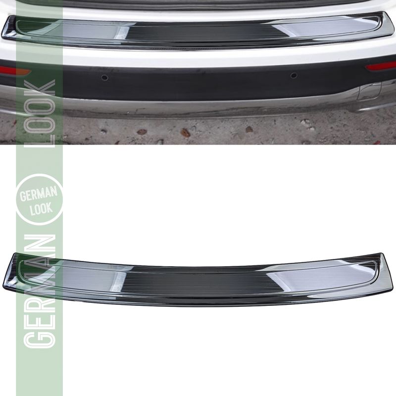 Protection de seuil de chargement en acier inoxydable pare-chocs noir pour Mercedes GLB