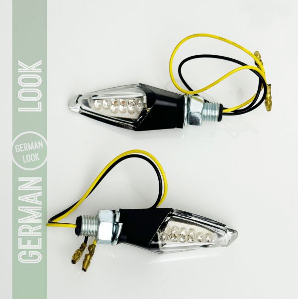 Kit de clignotants LED universels pour moto GILL 2 avec marque E