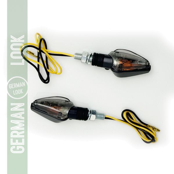 Kit de clignotants LED universels pour moto TOLEDO SMOKE avec marque E