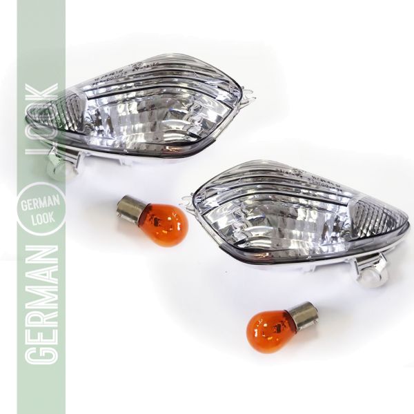 Clignotants avant de moto en verre transparent fumé pour Honda Fireblade CBR 1000 RR SC 59