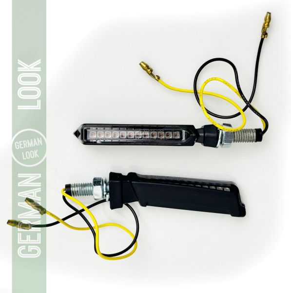 Kit de clignotants LED universels pour moto TINY SMOKE avec marque E