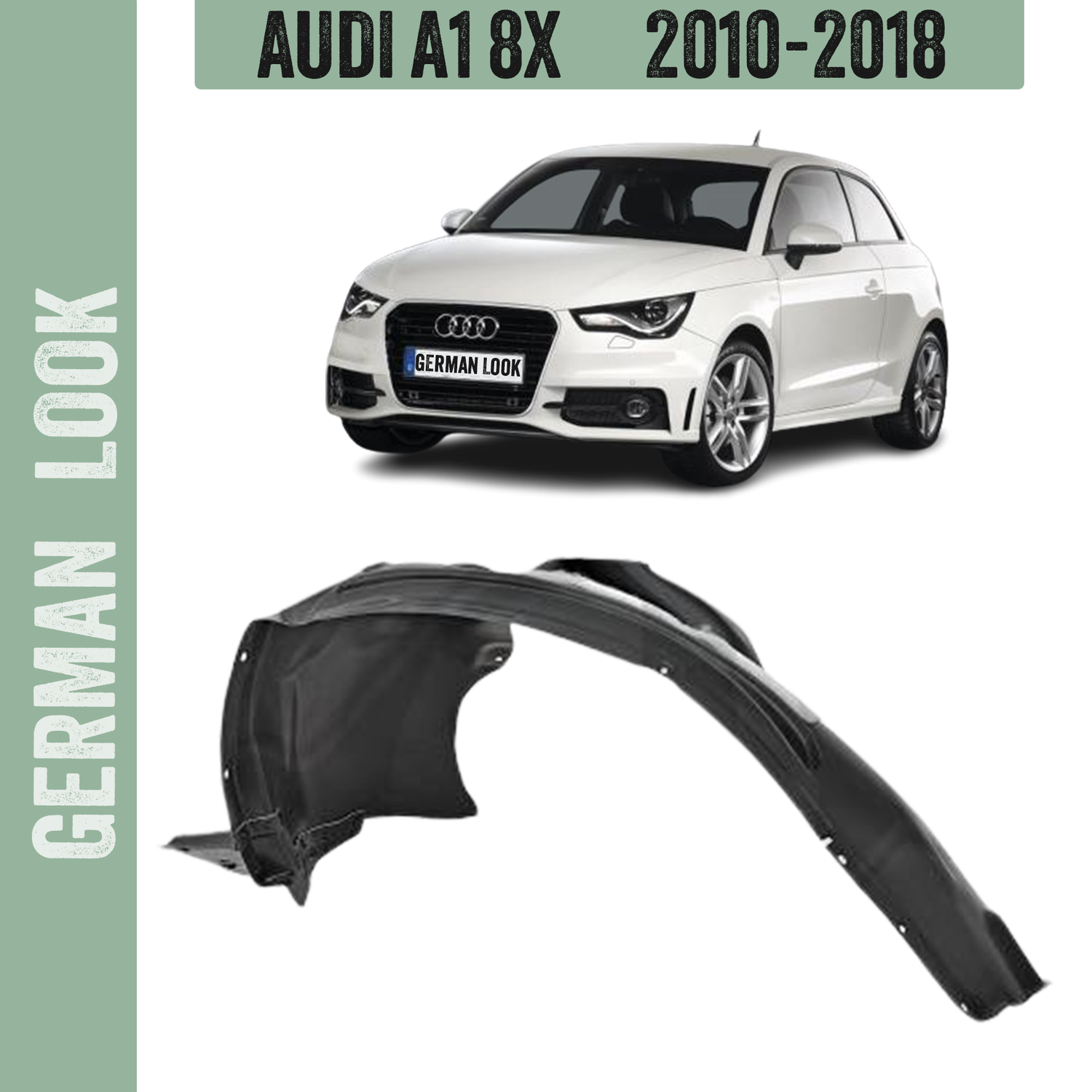 GARDE BOUE AVANT GAUCHE AUDI A1 2010-2018