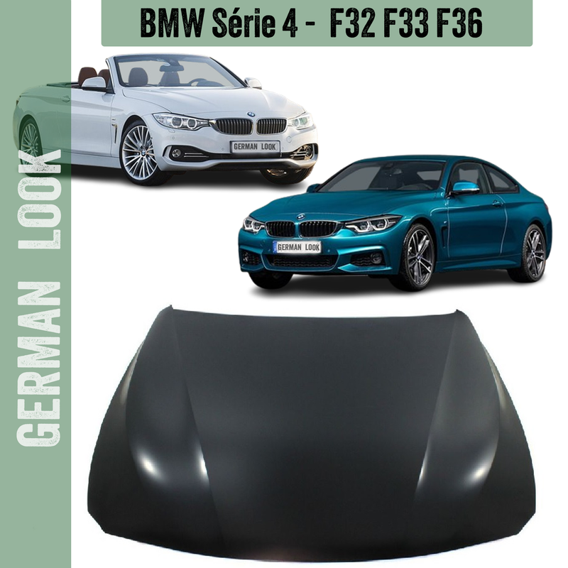 Capot pour BMW Série 4 F32 F33 F36 Coupé Cabriolet et Gran Coupé
