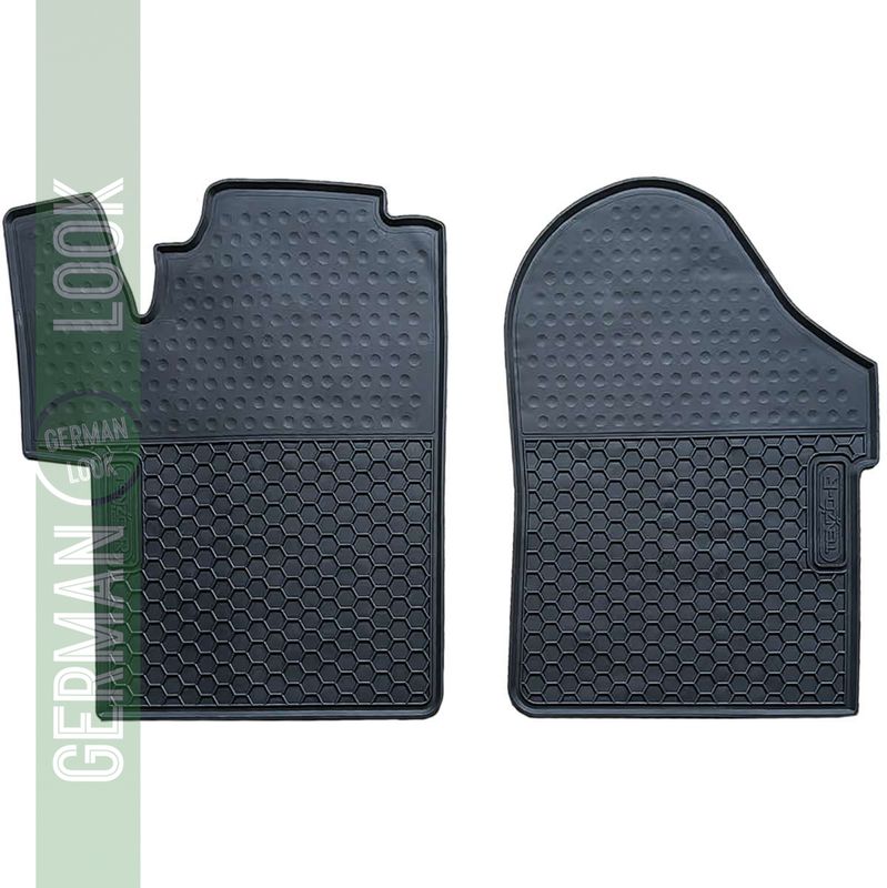 Tapis de sol en caoutchouc noir de qualité supérieure pour Mercedes Classe V W447 à partir de 2014