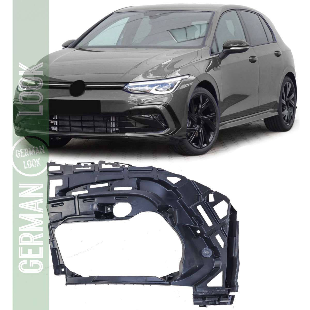 Support de pare-chocs gauche pour VW Golf 8 GTI GTD R-Line 19-24
