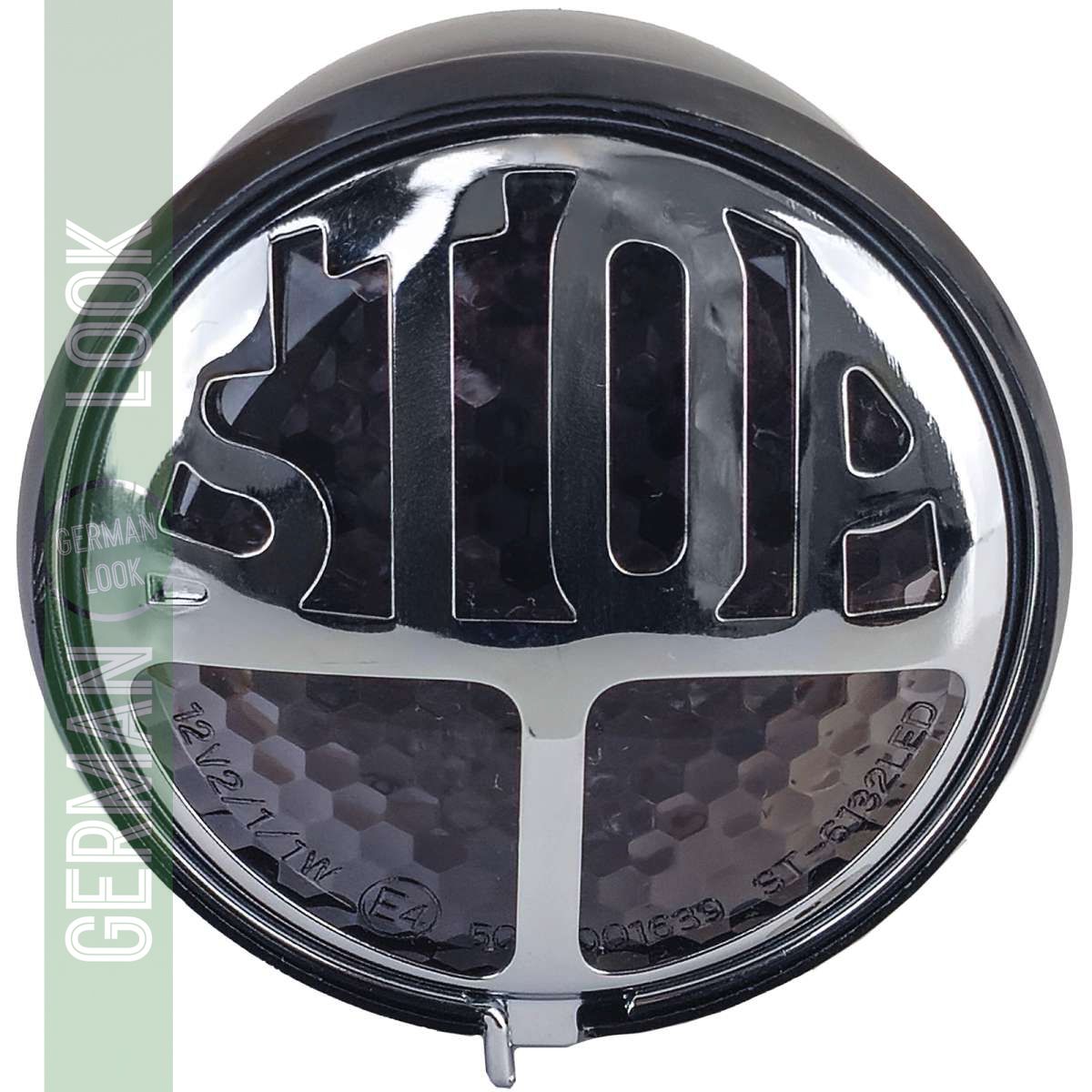 Feu arrière de stop à LED pour moto Millers, feu de freinage rétro personnalisé avec homologation E