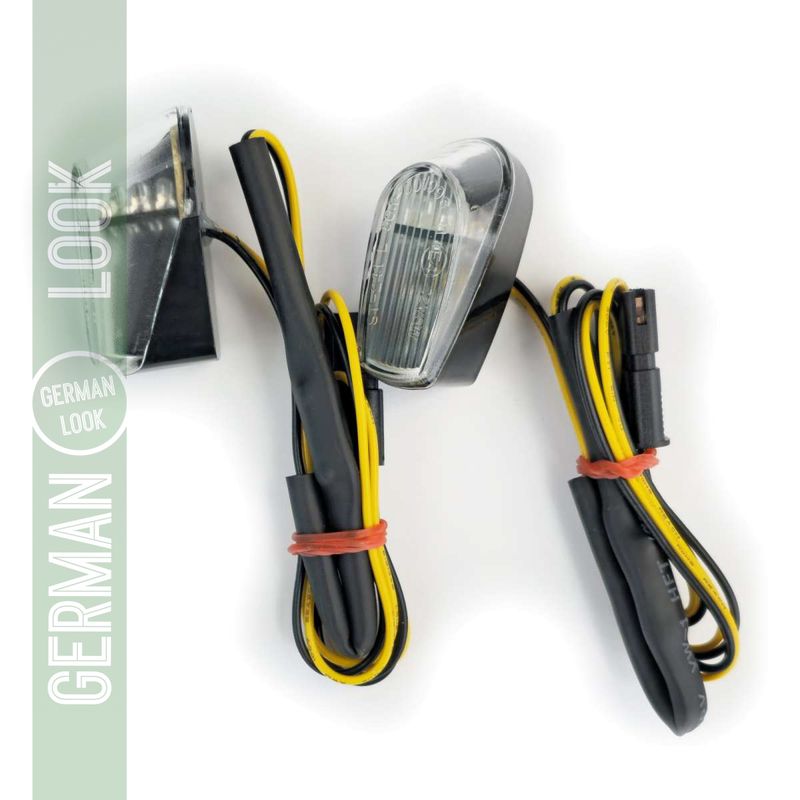 Jeu de clignotants LED pour carénage de moto en verre transparent pour BMW S 1000 RR