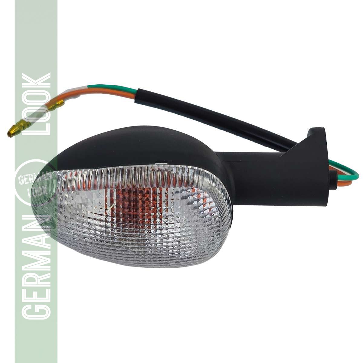 Clignotant moto blanc avant gauche et droit pour Aprilia RS 50 BMW R 1200 Moto Guzzi MZ