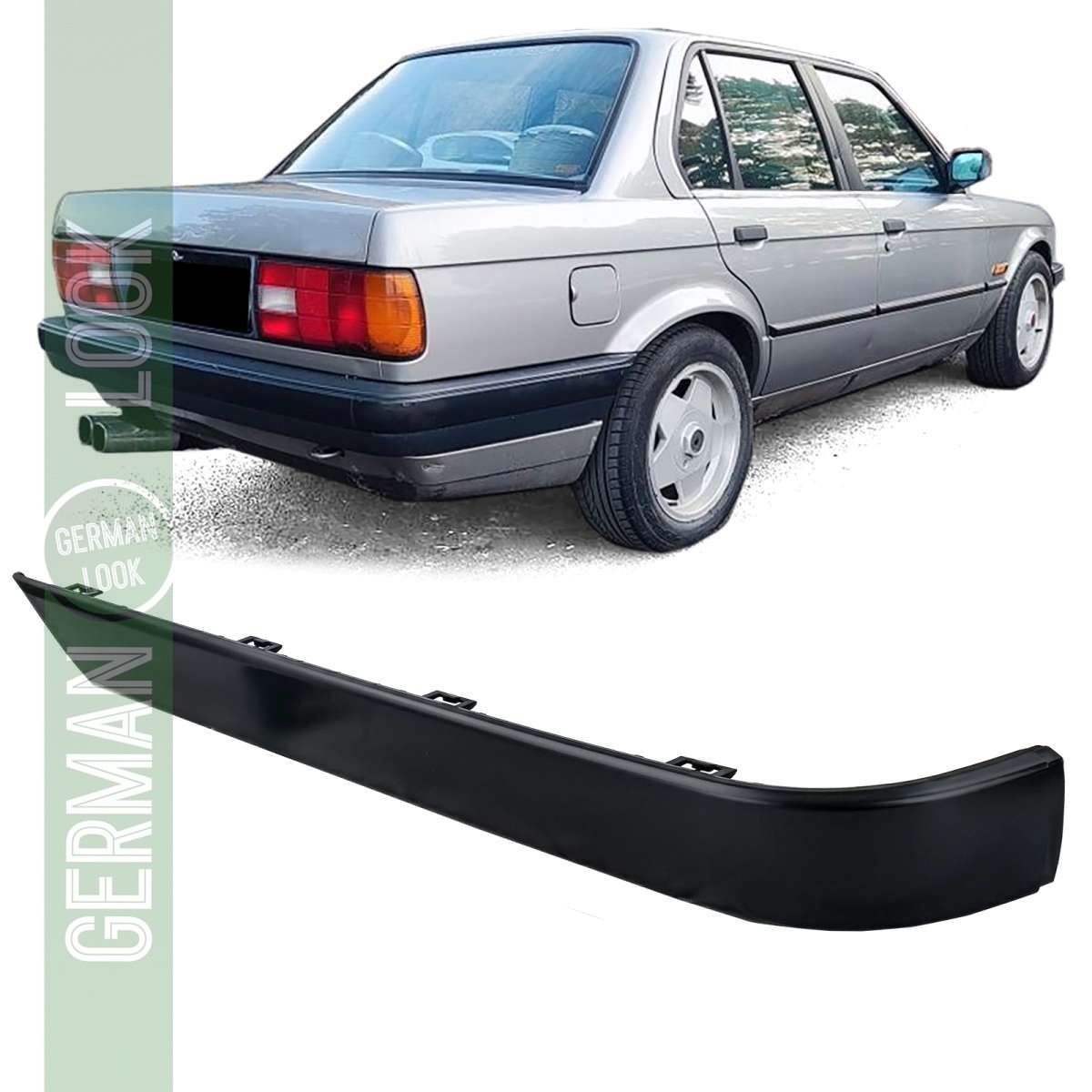 Bande de pare-chocs arrière gauche pour BMW Série 3 E30 1987-1992