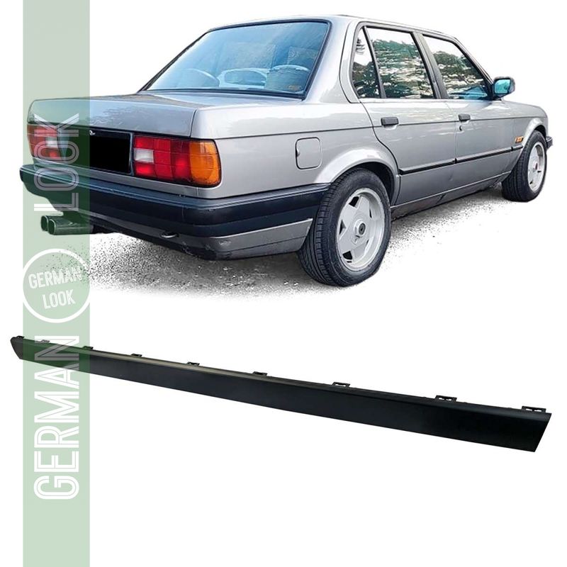 Bande de pare-chocs arrière centrale pour BMW Série 3 E30 1987-1992