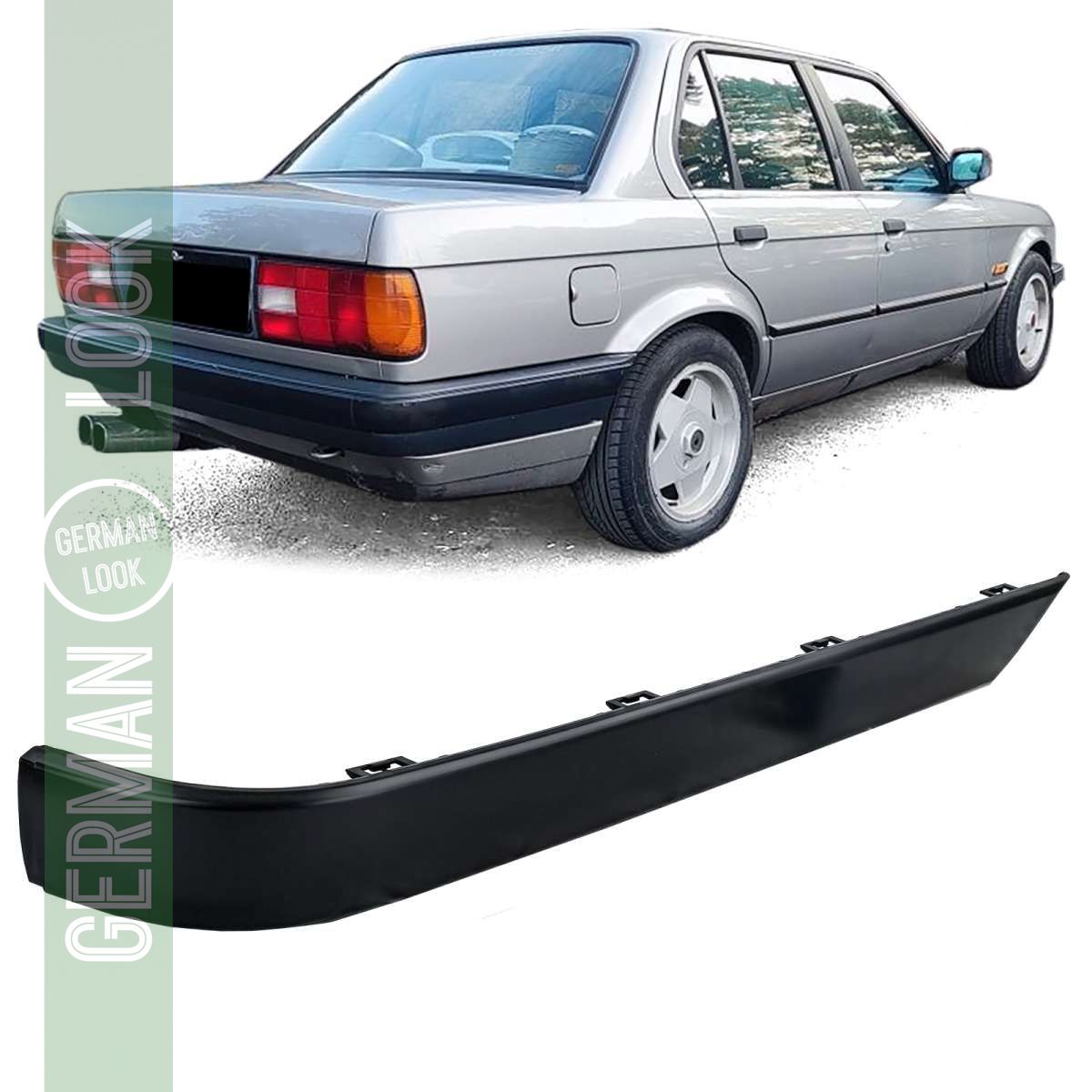 Bande de pare-chocs arrière droite pour BMW Série 3 E30 1987-1992