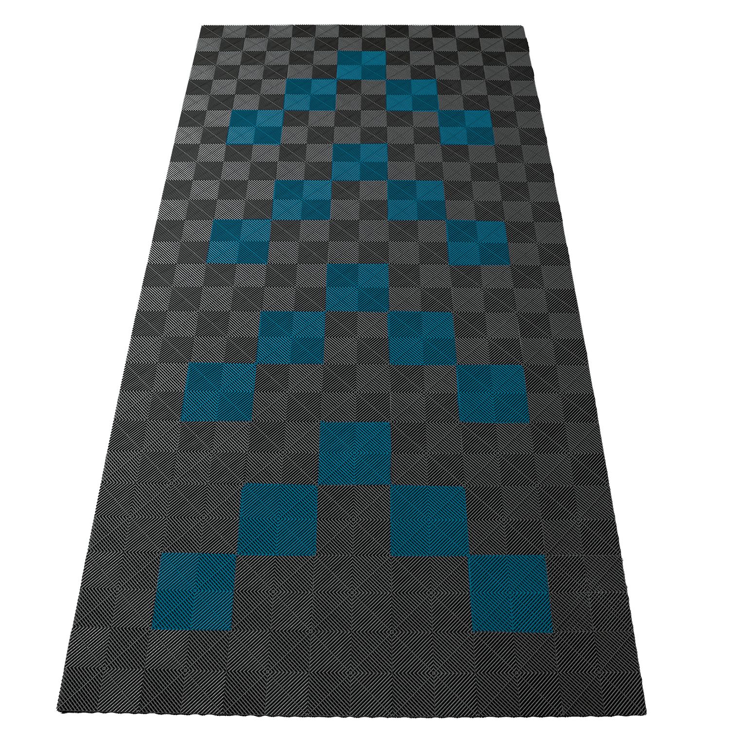 Dalles de sol Performance pour garage 2,8 m x 5,6 m Gris Bleu clair Set 1