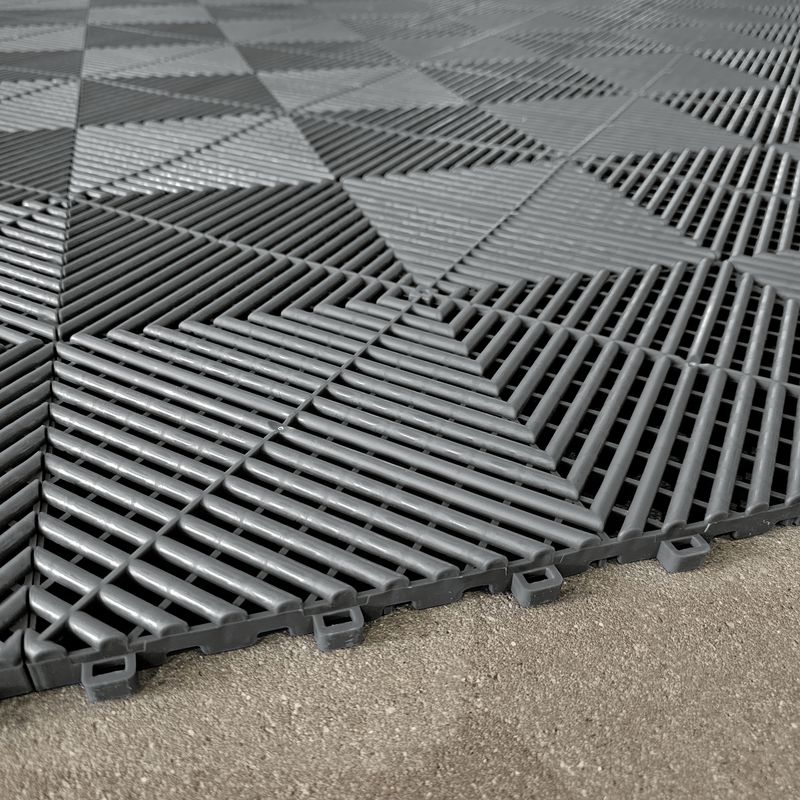 Carrelage de sol Performance pour garage, gris, 40 x 40 cm