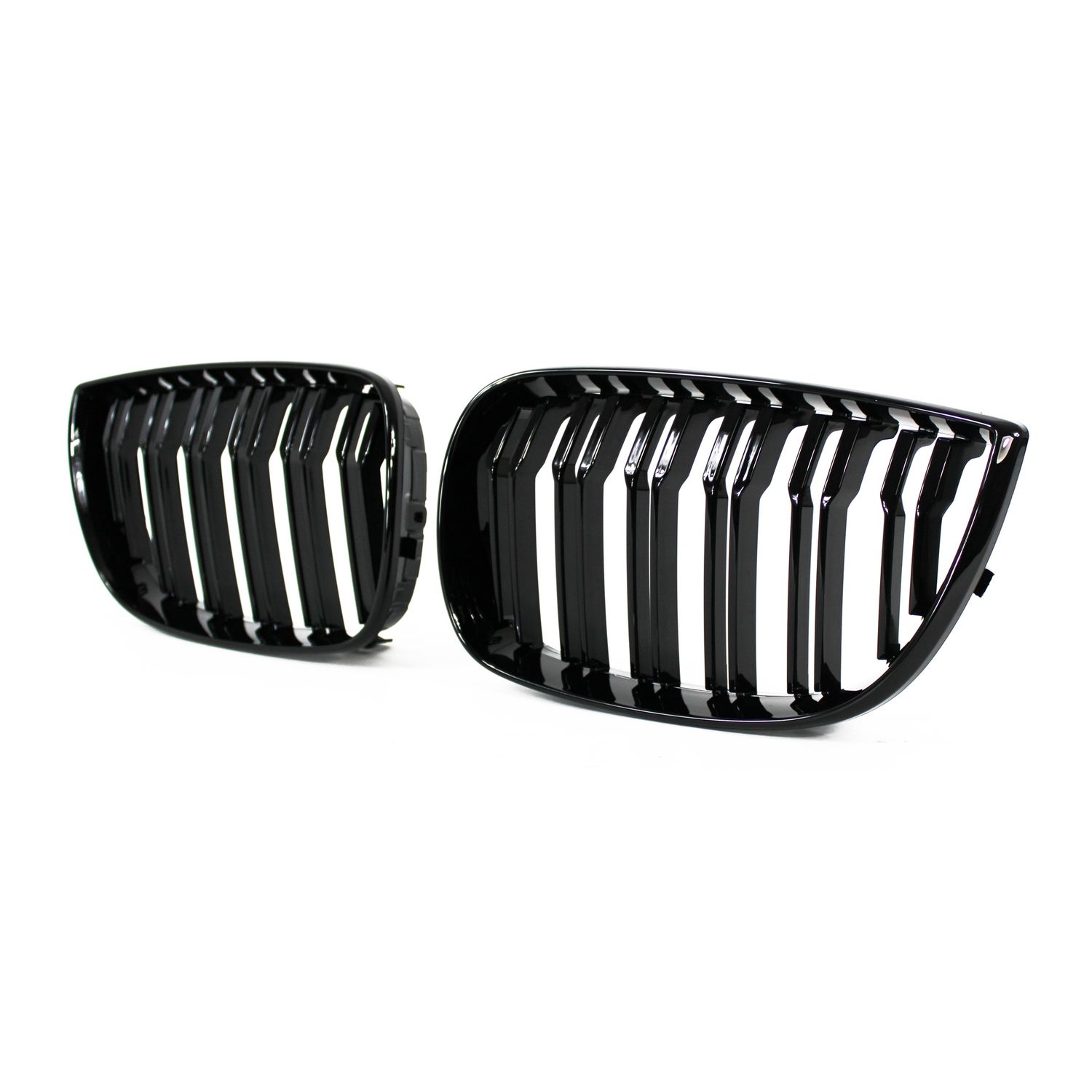 Calandre double lame pour BMW Série 1 E81 E82 E87 E88 Phase 1