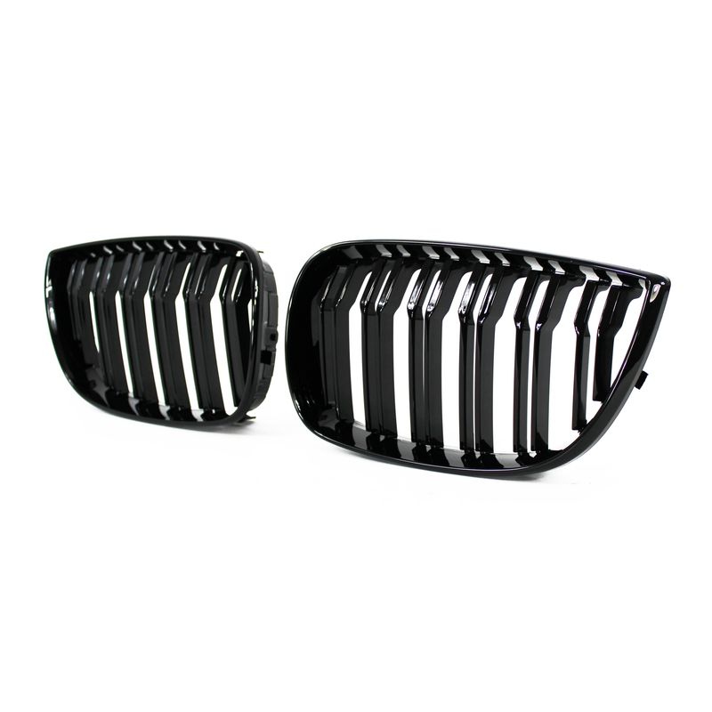 Calandre double lame pour BMW Série 1 E81 E82 E87 E88 Phase 1