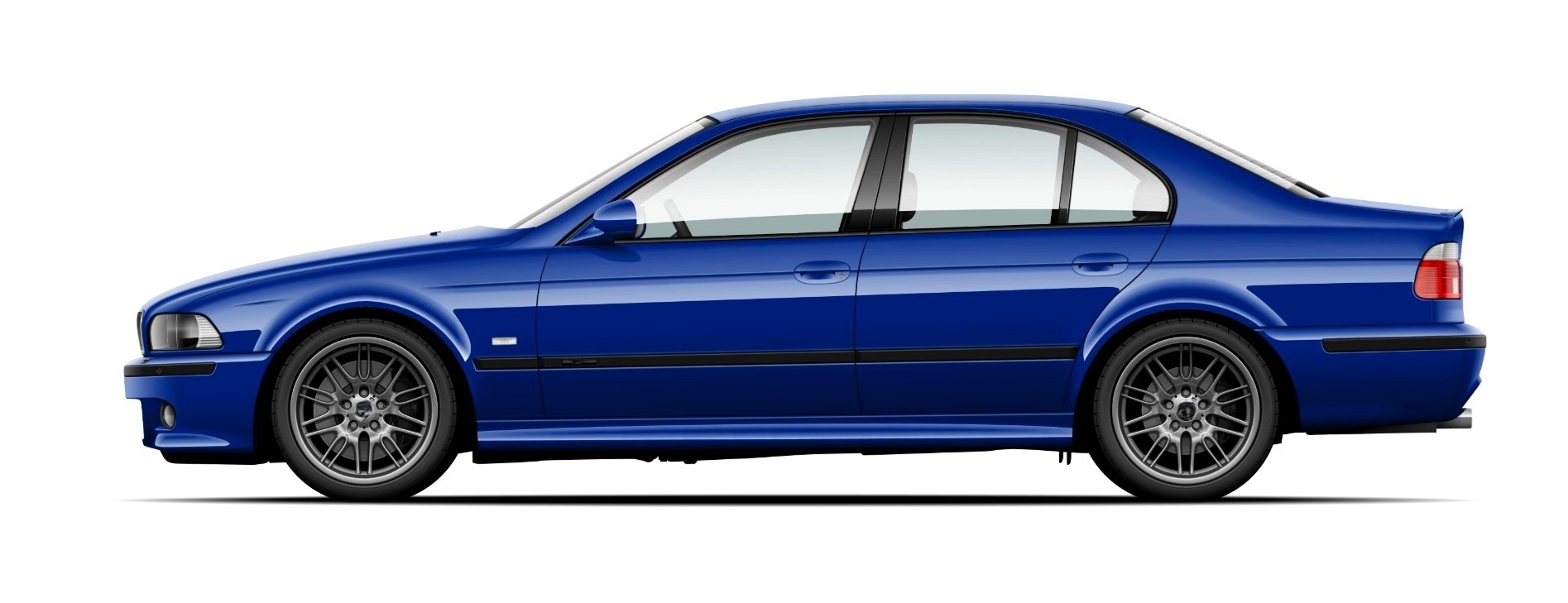 Baguettes de porte et aille Pack M pour BMW serie 5 E39 1995-2003