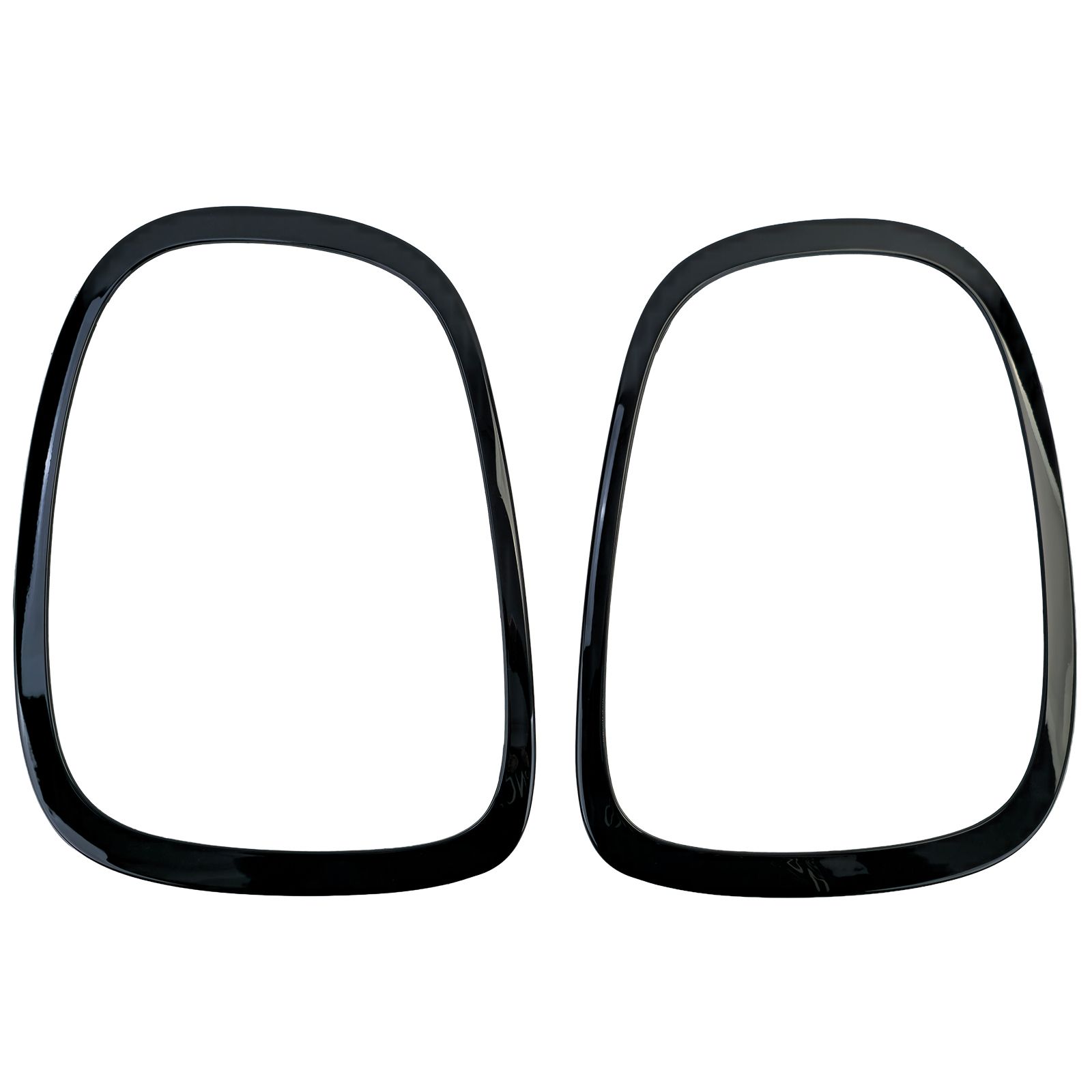 Entourages de feux arrière noir brillant pour Mini Cooper F55 / F56 / F57 (2014–2021)